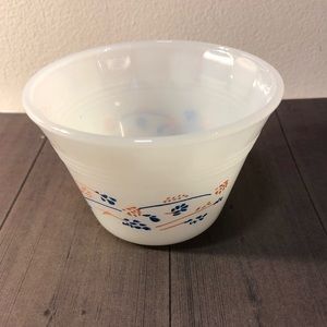 Vintage Dynaware MilkGlass Ramekin Single Serve Casserole Dish Bowl